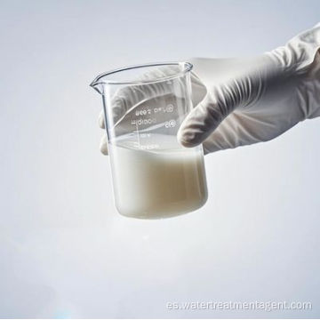 Agente eliminador de espuma blanca como la leche